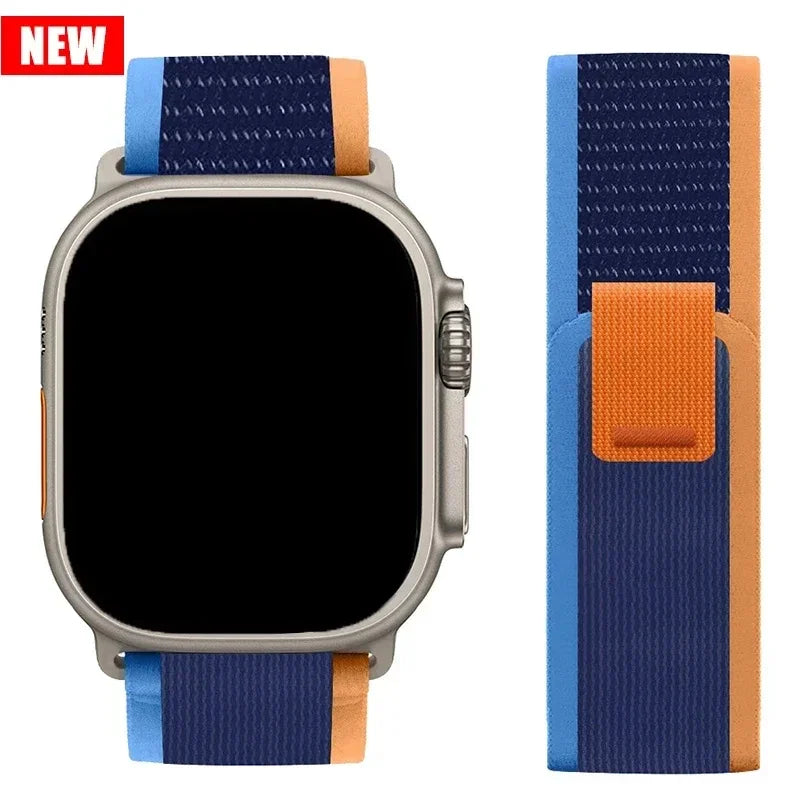 Nylon Trail loop correa For Apple Watch Ultra 2-3 49mm 45mm 44mm 42mm 46mm 41mm bracelet iWatch Series 11 10 9 8 7 6 5 SE Strap