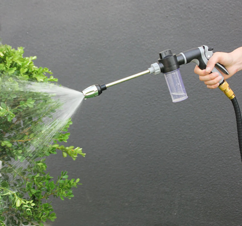 High Pressure Car Wash Water Gun Garden Water Pipe Nozzle, Multifunctional Watering Tool, Powerful Cleaning For Cars and Gardens