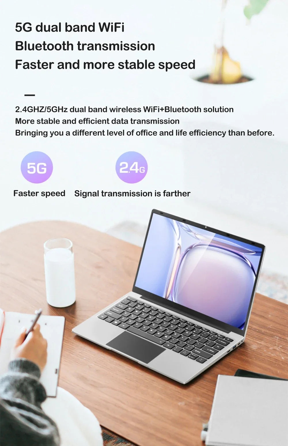 32GB DDR4 RAM 2TB SSD 15.6 Inch Ultra Thin Laptop Intel I7-8650U Windows 11 Pro Lightweight Notebook