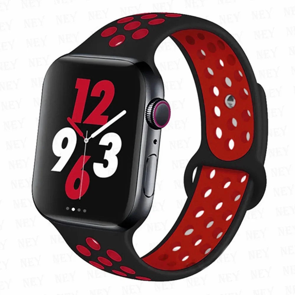 Sport strap For Apple Watch Band Ultra 49mm 44mm 45mm 38/40mm/41mm Silicone Pride Bracelet correa iWatch Series 8 7 6 4 5 3 9 SE