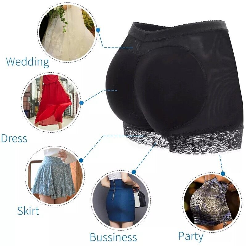 Booty Shaper Padded Underwear Panty-Women's Butt Lifter & Hip Enhancer