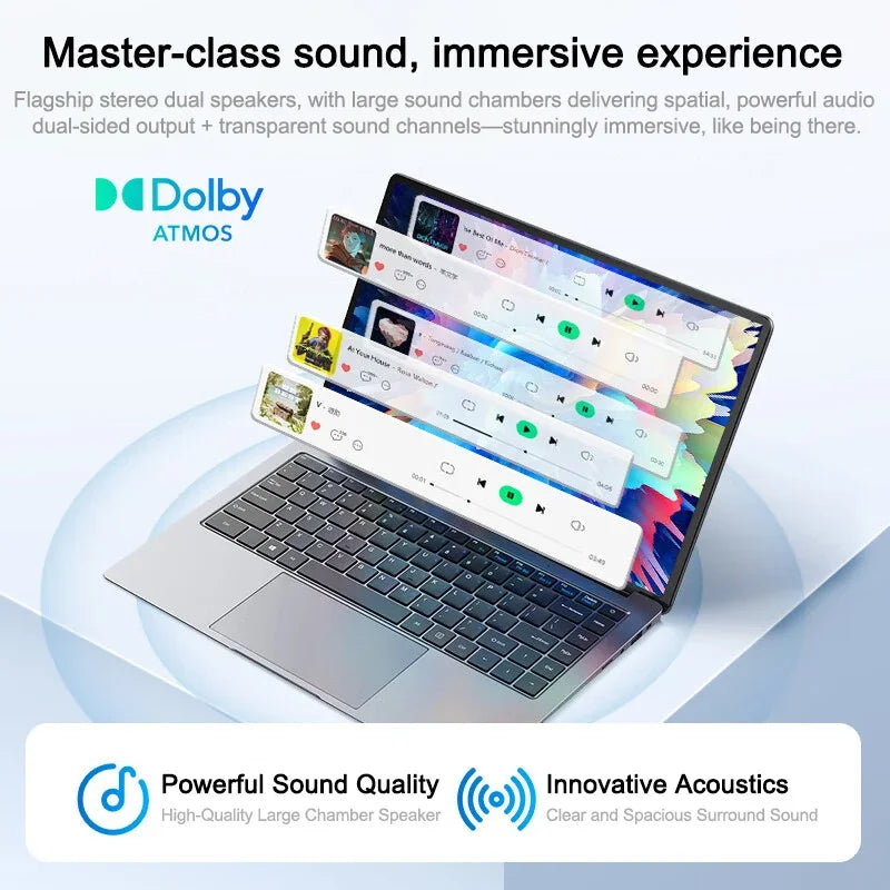 Multifunctional Student Daily Laptop I9-9900 Chip Win11 Pro Big Storage Outdoor Study Portable Computer