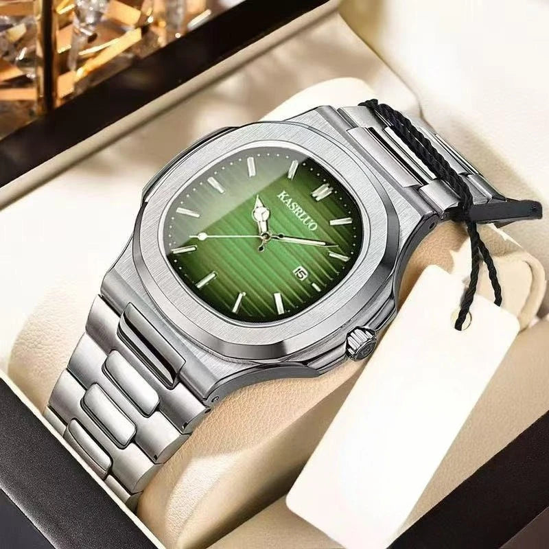 Fashionable Men's Watches: Luxury Designs for Male Students, Trendy Colors for Business Use