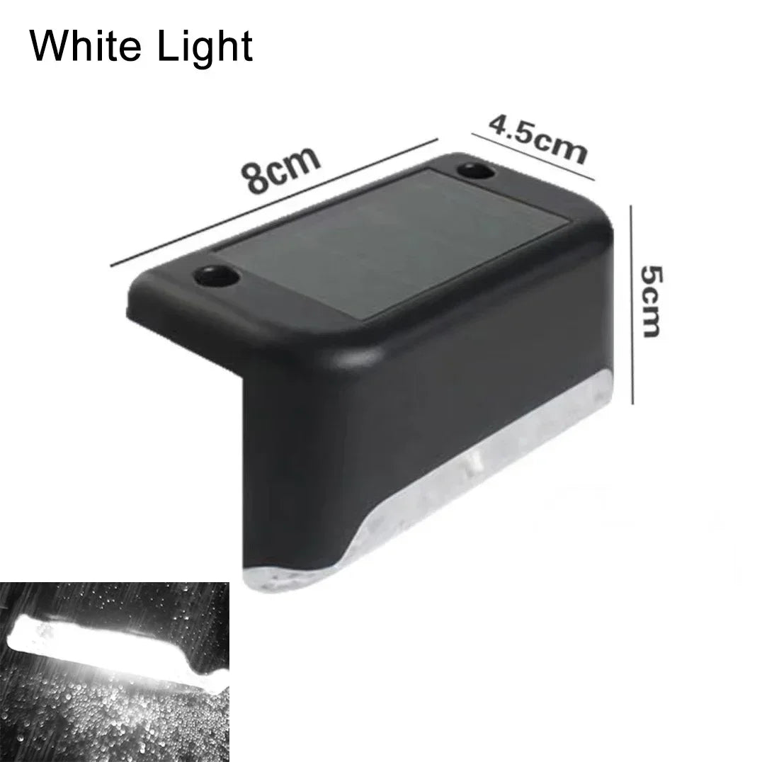 Solar Deck Lights Outdoor Step Lights Waterproof Led Solar Lights for Railing Stairs Fence Yard Patio and Pathway Plant lighting
