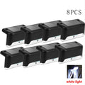 Solar Deck Lights Outdoor Step Lights Waterproof Led Solar Lights for Railing Stairs Fence Yard Patio and Pathway Plant lighting