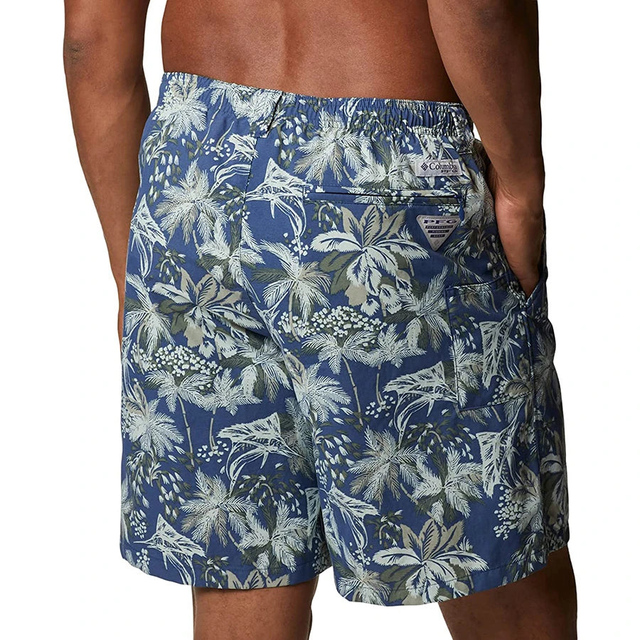 Summer Elastic Waist Custom Drawstring Mens Swim Shorts Anti-Uv Solid Polyester/Cotton Beach Swim Brief 1 Piece Front