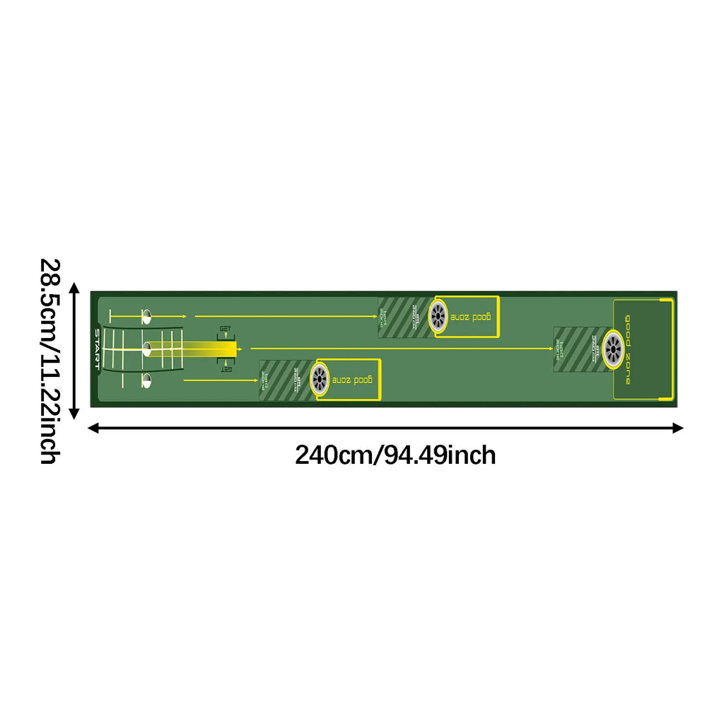 Golf Putting Indoor Golf Hitting Mat Green Mat Golf Practice Training Aid Equipment for Home Outdoor Backyard Golf Practice