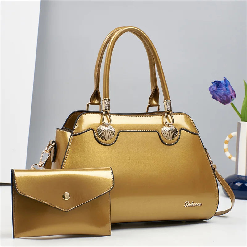 New Arrival-Large Capacity Women's Casual Tote Bag Cross Body Style with Zipper Closure