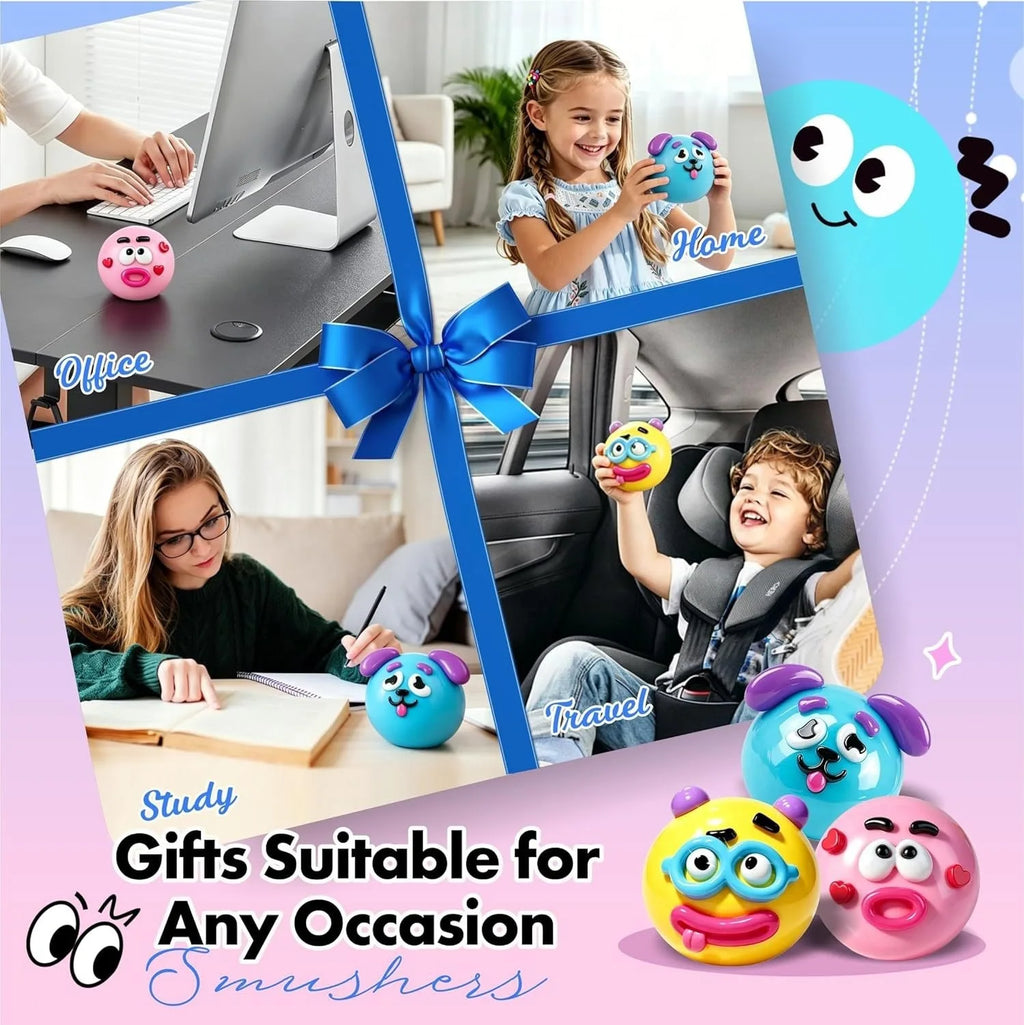 Cute Stress Relief Squishy Toy Soft Squeeze Emotional Decompression Toy for Kids & Adults Dropshipping No MOQ OEM