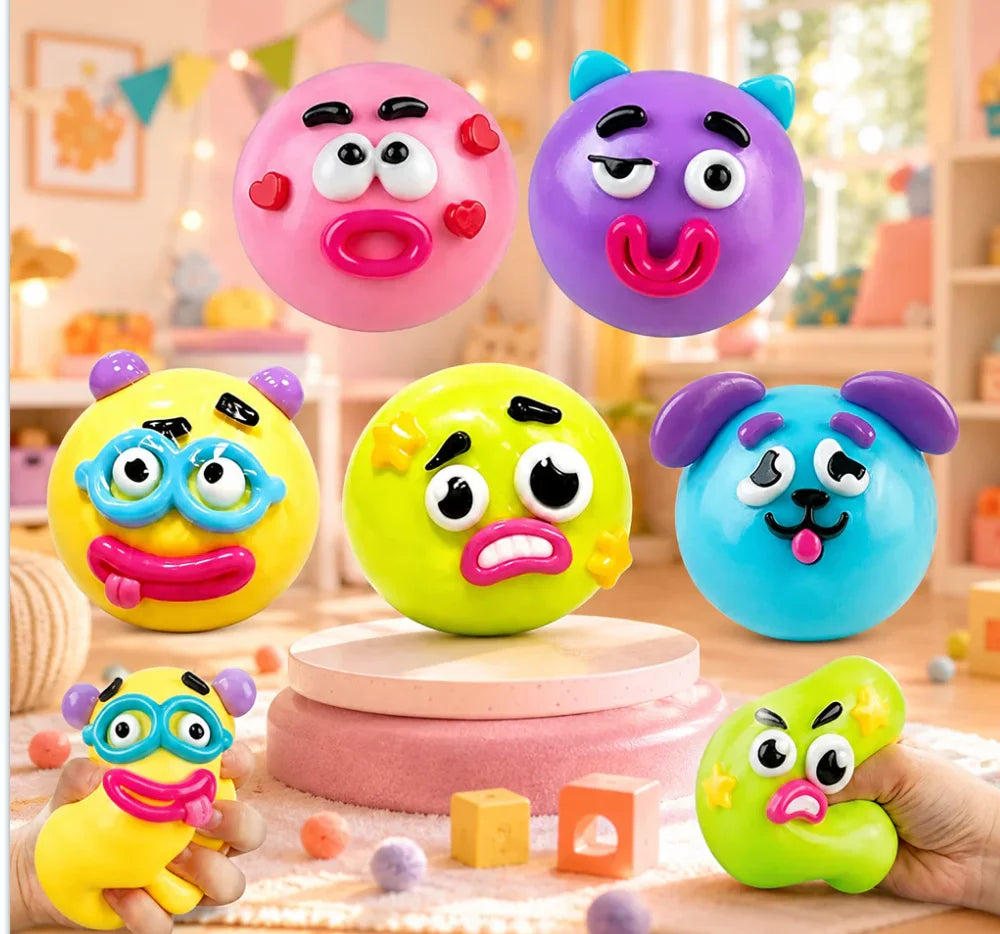 Cute Stress Relief Squishy Toy Soft Squeeze Emotional Decompression Toy for Kids & Adults Dropshipping No MOQ OEM