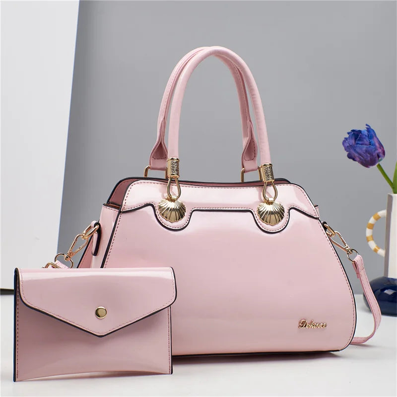 New Arrival-Large Capacity Women's Casual Tote Bag Cross Body Style with Zipper Closure