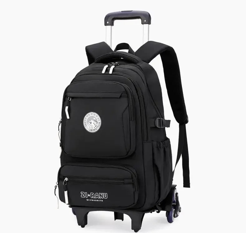 Wholesale Custom Unisex Children's Trolley Backpack Wheeled School Bag