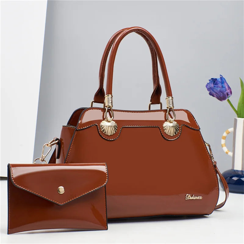 New Arrival-Large Capacity Women's Casual Tote Bag Cross Body Style with Zipper Closure