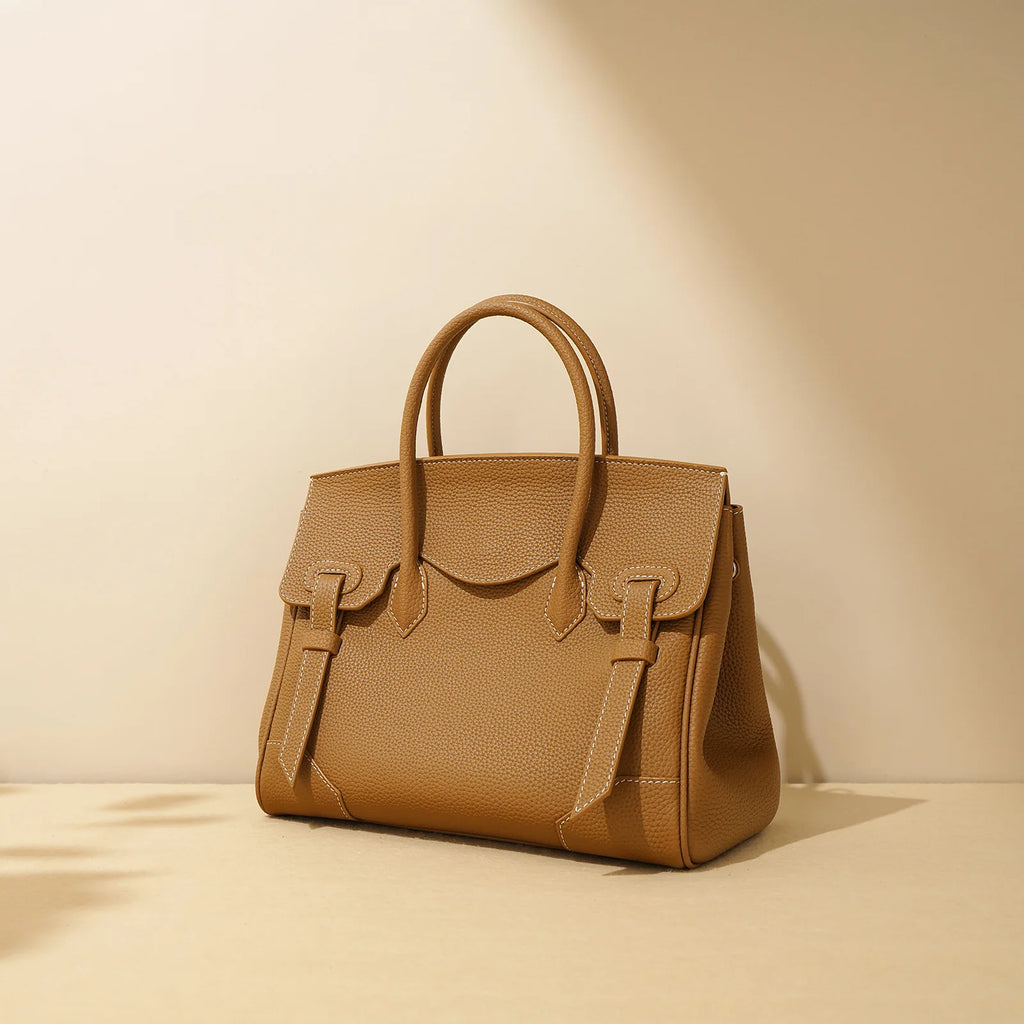 Autumn Winter Togo Top Cowhide Platinum Bag-Stylish Luxury Crossbody Handbag Tote