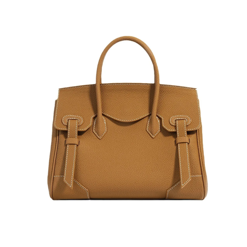 Autumn Winter Togo Top Cowhide Platinum Bag-Stylish Luxury Crossbody Handbag Tote