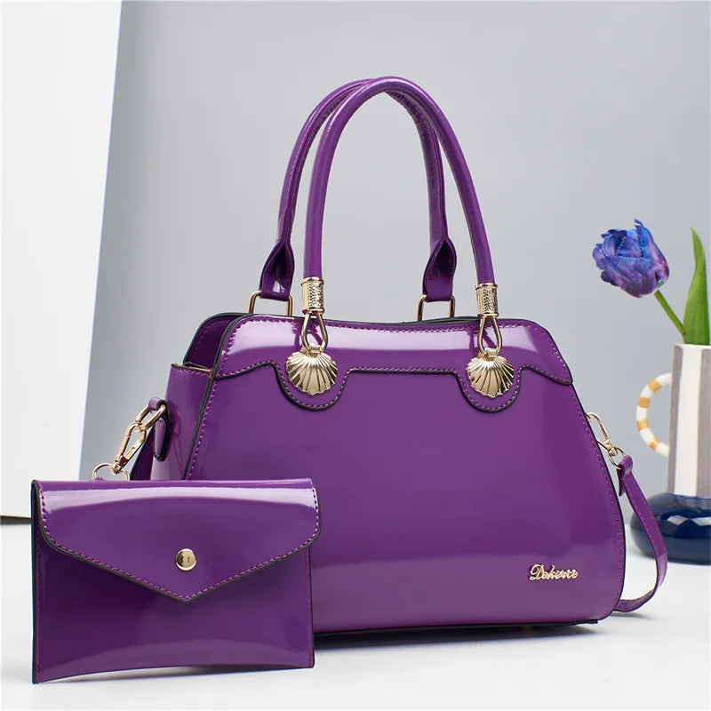 New Arrival-Large Capacity Women's Casual Tote Bag Cross Body Style with Zipper Closure