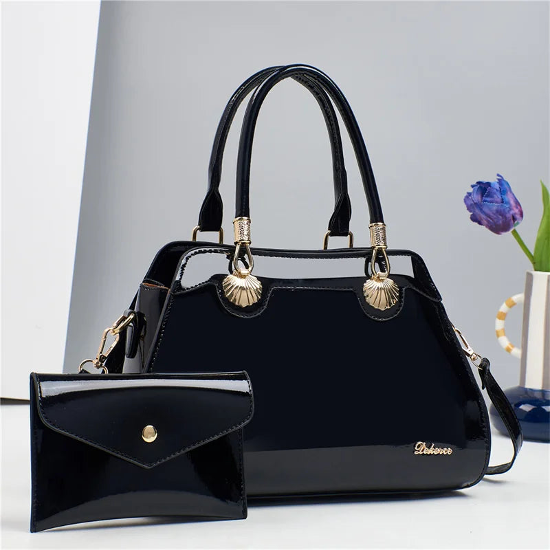 New Arrival-Large Capacity Women's Casual Tote Bag Cross Body Style with Zipper Closure