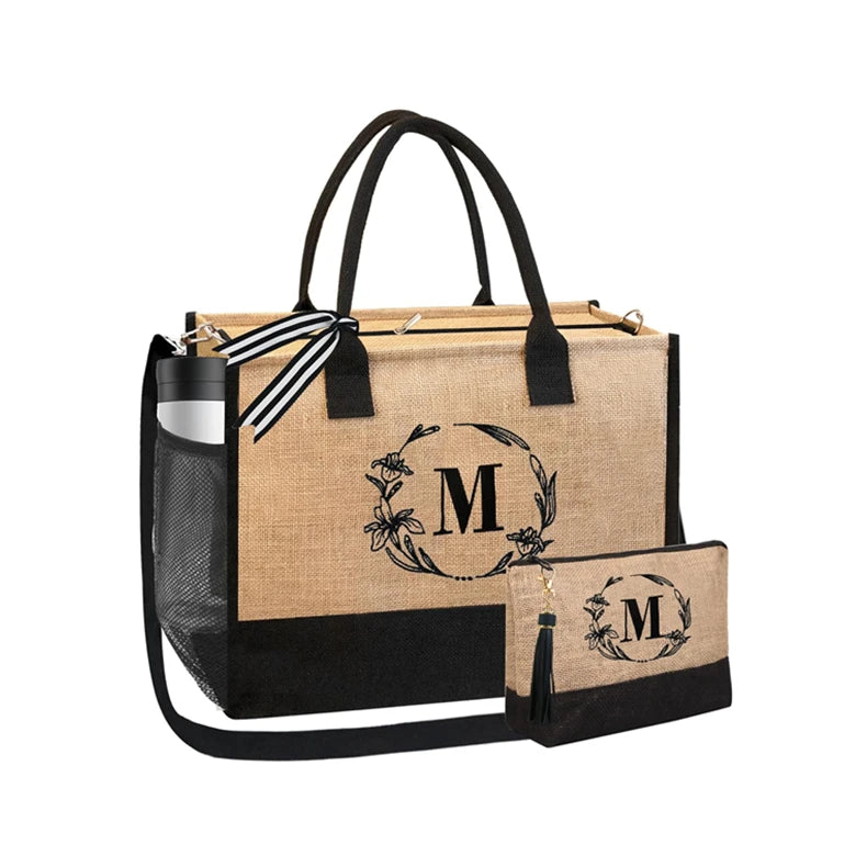 Wholesale Natural Eco Friendly Jute Burlap Tote Bag