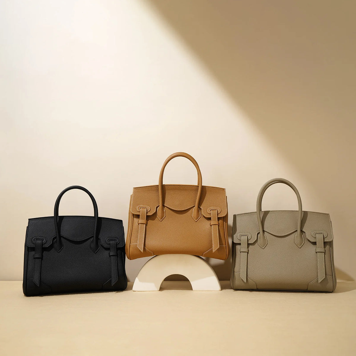 Autumn Winter Togo Top Cowhide Platinum Bag-Stylish Luxury Crossbody Handbag Tote