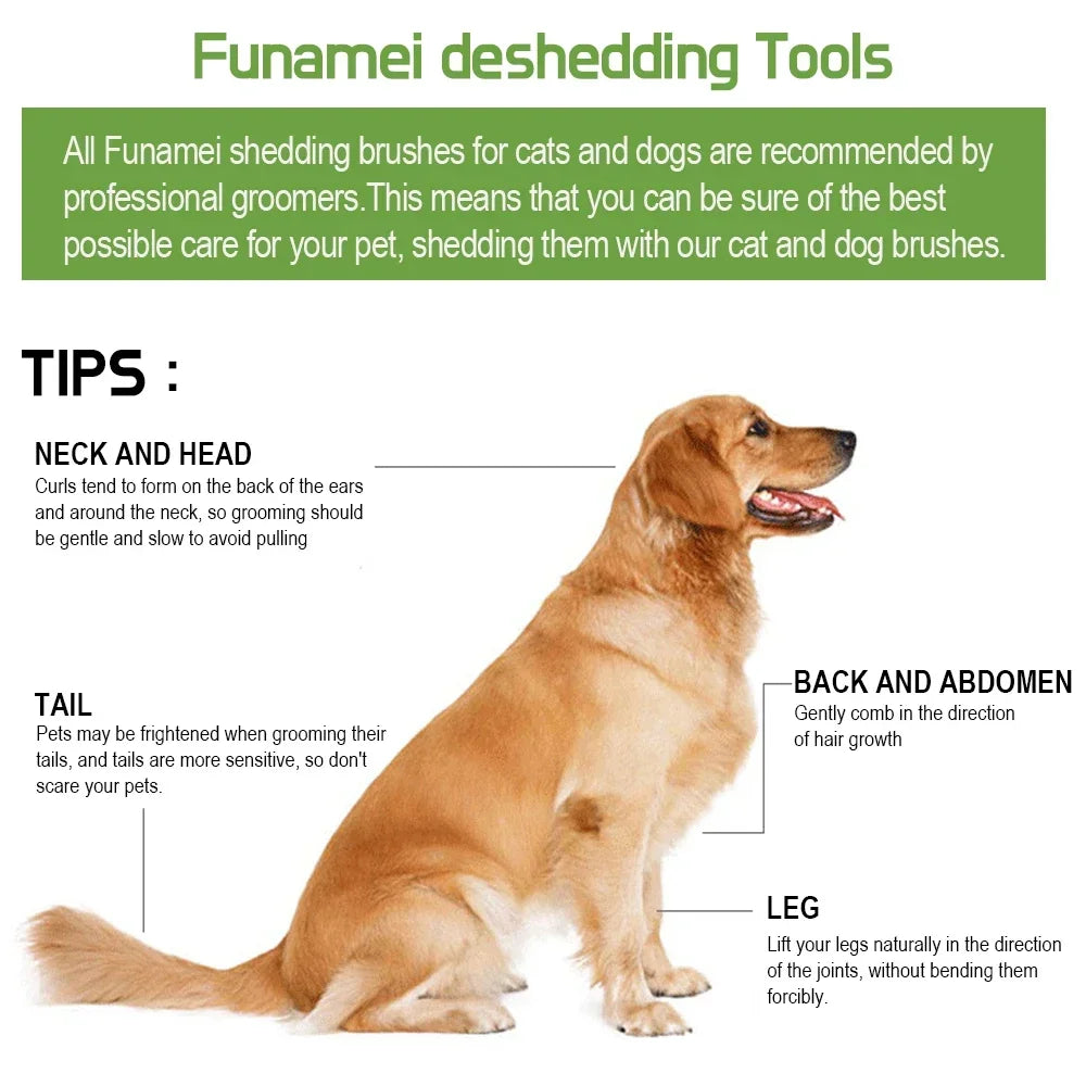 Pet Brush for Dogs Cats-Hair Removal
