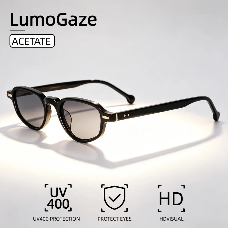 LumoGaze Retro UV400 Fashion Handmade Women's Sunglasses