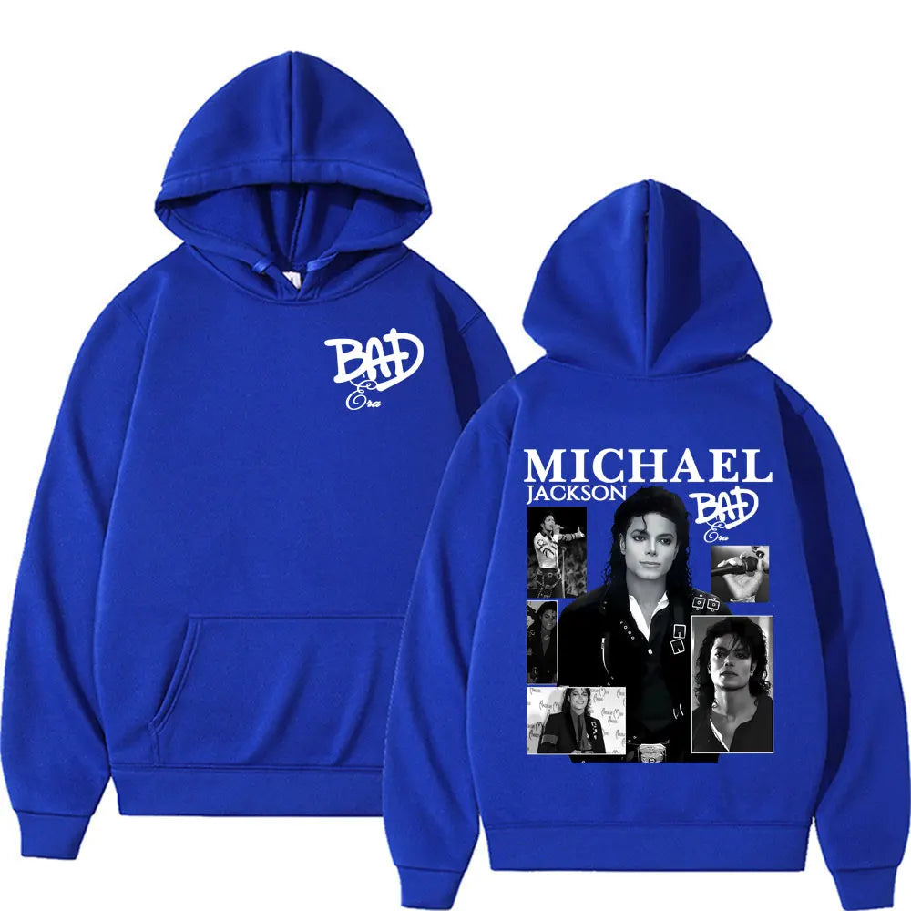 King of Pop Michael Jackson Bad Era Album Hooded Men/Women Sweatshirt