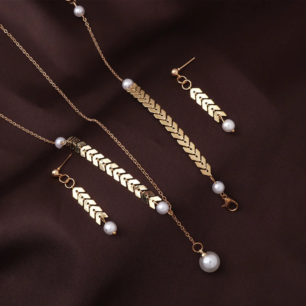 Personality Necklace/Bracelet/Earrings Jewelry Sets for Women