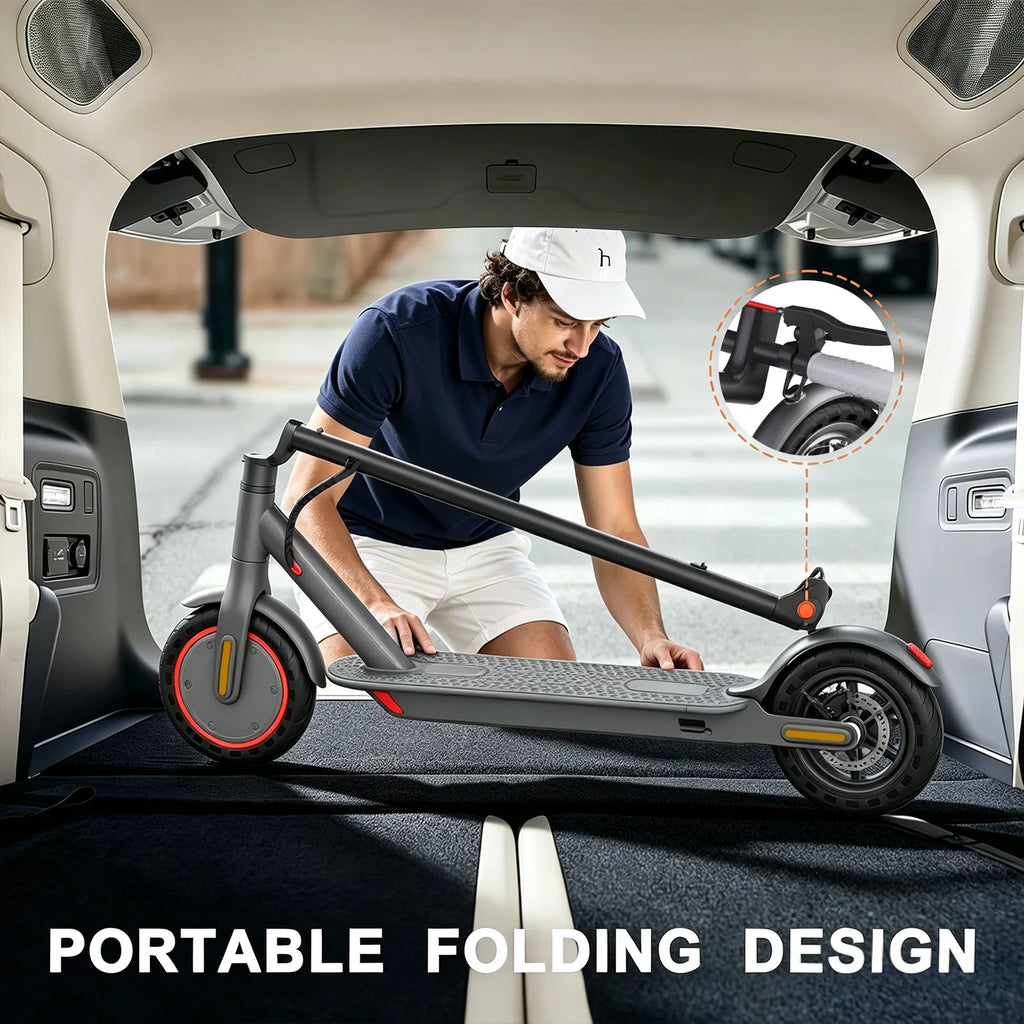 AOVOPRO Electric Scooter Smart Electric Scooter Maximum Speed: 19 miles per hour 350W Motor Range Per Charge-10 Miles