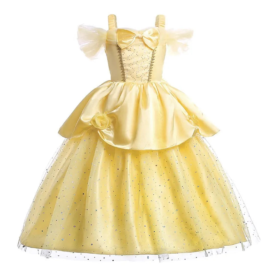 Kids Belle, Rapunzel, Cinderella, Anna, Elsa, Encanto Outfit