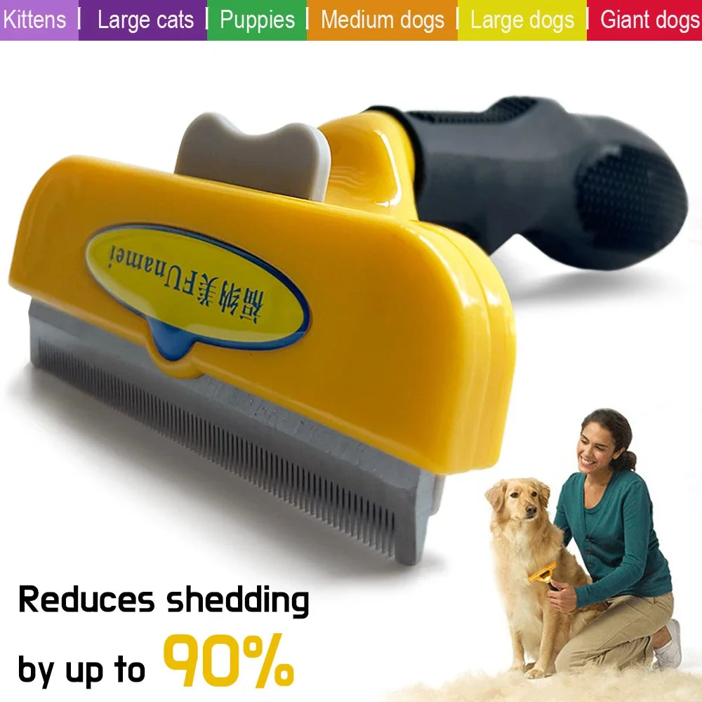 Pet Brush for Dogs Cats-Hair Removal