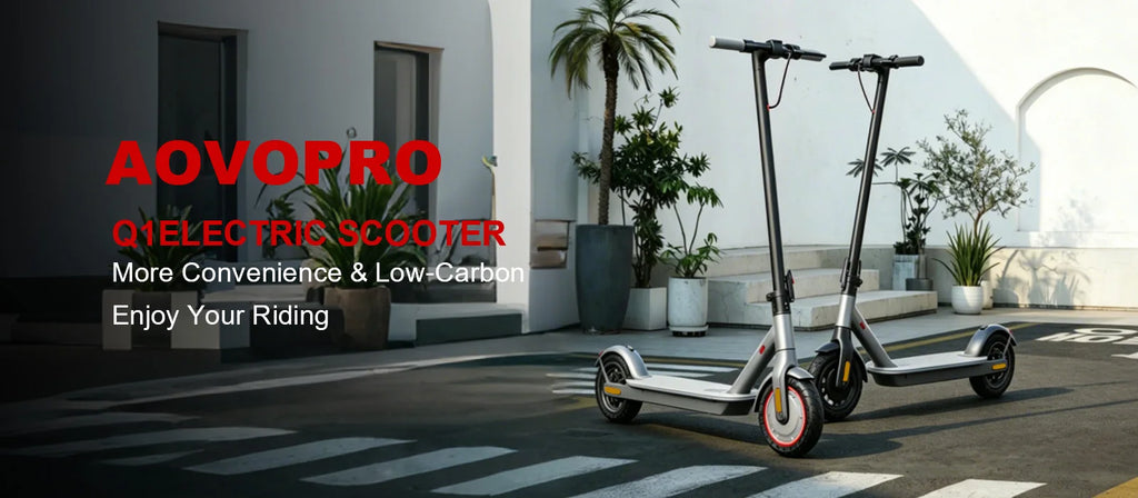 AOVOPRO Electric Scooter Smart Electric Scooter Maximum Speed: 19 miles per hour 350W Motor Range Per Charge-10 Miles
