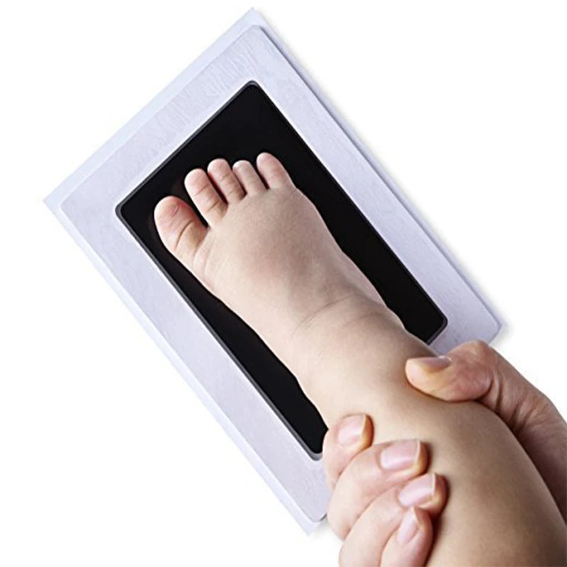 Newborn Baby DIY Hand And Footprint Kit Ink Pads Photo Frame