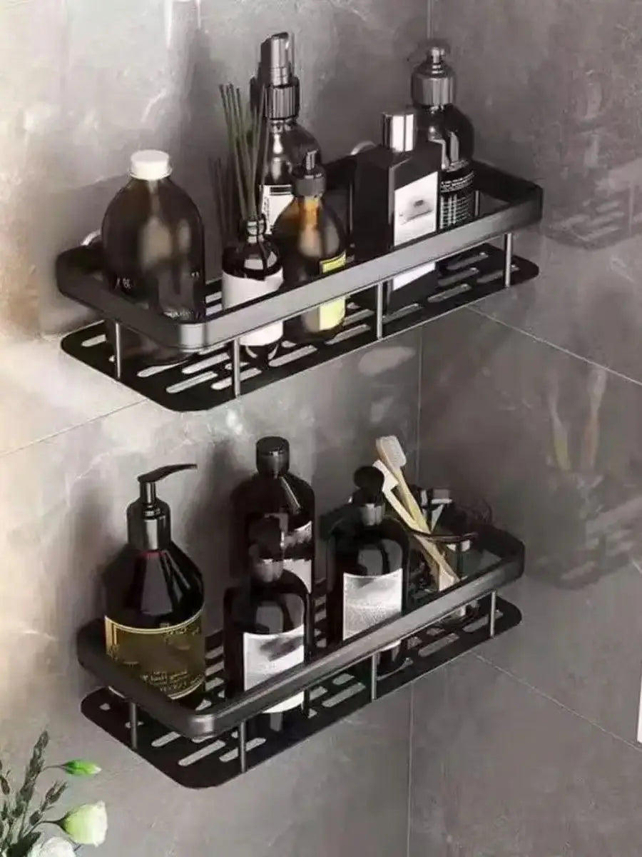 Bathroom Shelf-No Drill Wall Mounted Shampoo Bottle Shower Corner Rack