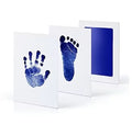 Newborn Baby DIY Hand And Footprint Kit Ink Pads Photo Frame