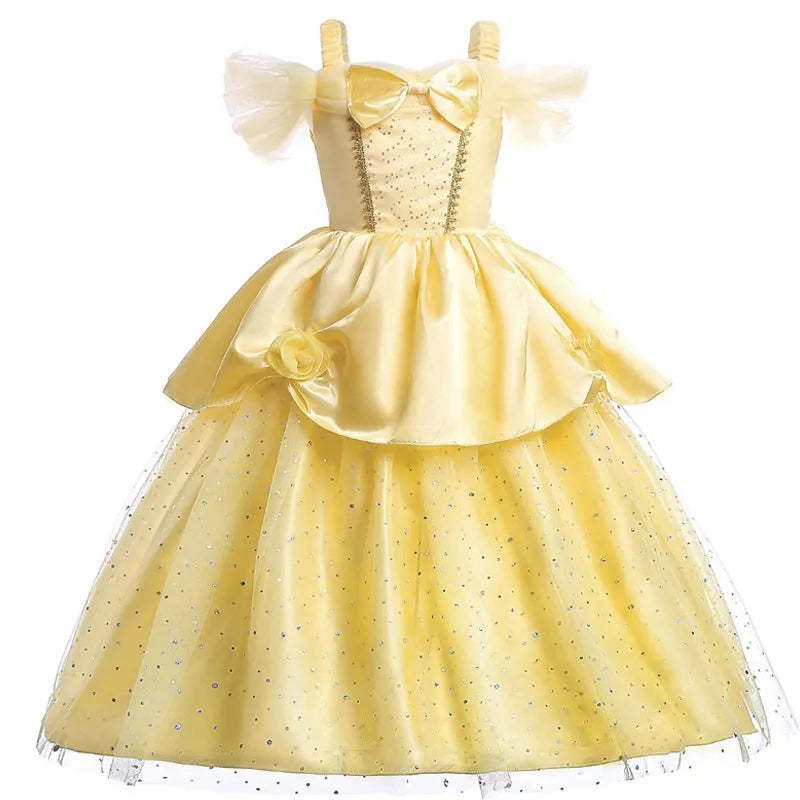 Kids Belle, Rapunzel, Cinderella, Anna, Elsa, Encanto Outfit