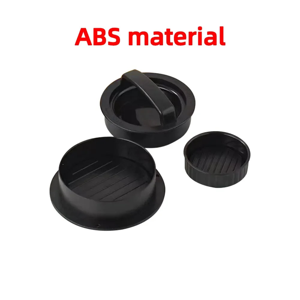Round Chopped Burger Burger Accessories Gadgets Cuisine ABS Press Fors Cutlet Mold Crush Hamburger Patty Maker Device Beef Grill