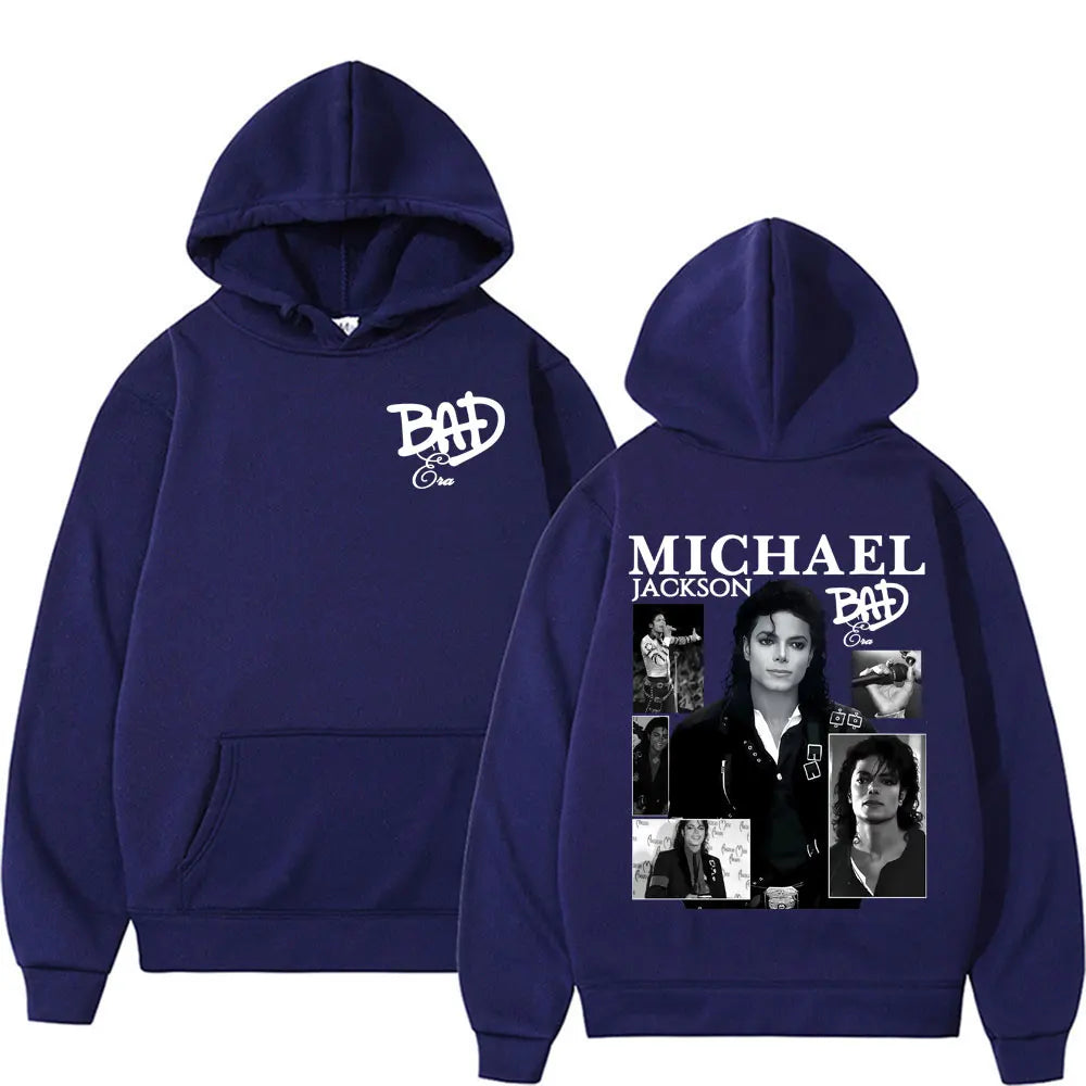 King of Pop Michael Jackson Bad Era Album Hooded Men/Women Sweatshirt