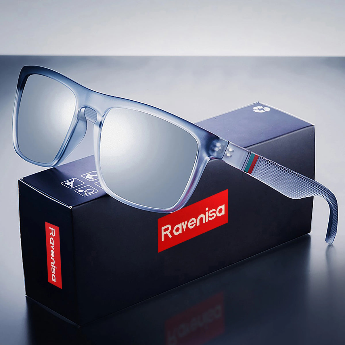 Fashion Square Vintage Polarized Sunglasses Men Women Retro Driving Fishing  Sun Glasses