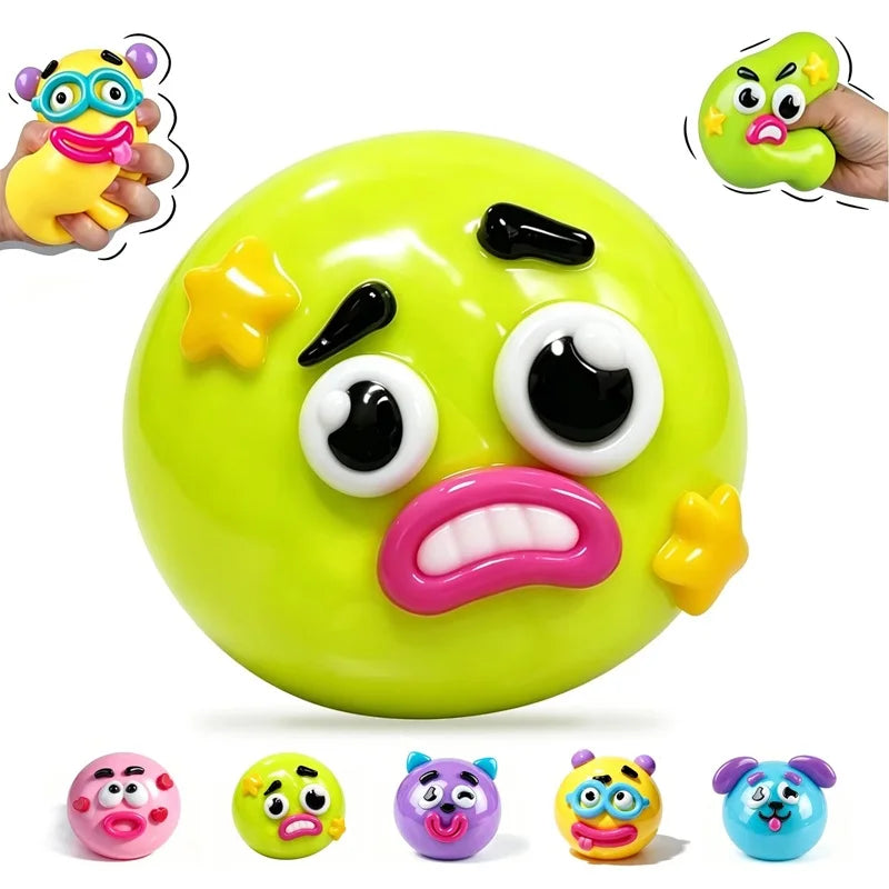 Smushers Squishy, Curiosities Dog Face Swap Squishy Toy, Soft Moldable Cute Slow Rise Squeeze Toy, Relaxing Sensory