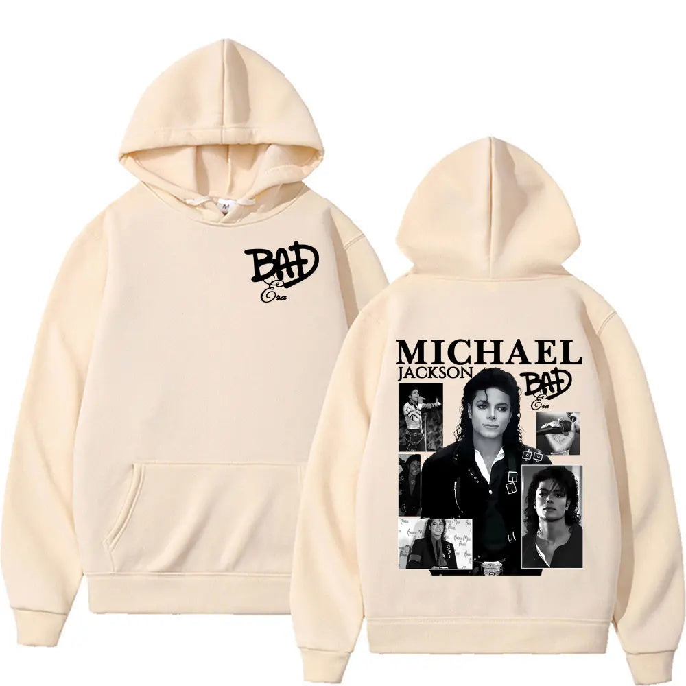 King of Pop Michael Jackson Bad Era Album Hooded Men/Women Sweatshirt