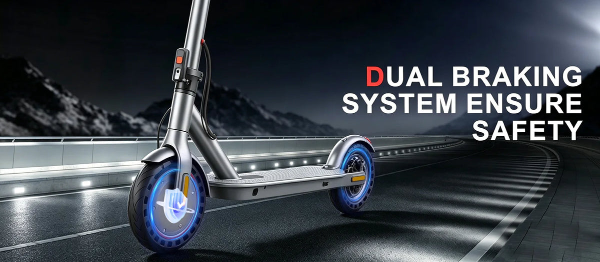 AOVOPRO Electric Scooter Smart Electric Scooter Maximum Speed: 19 miles per hour 350W Motor Range Per Charge-10 Miles