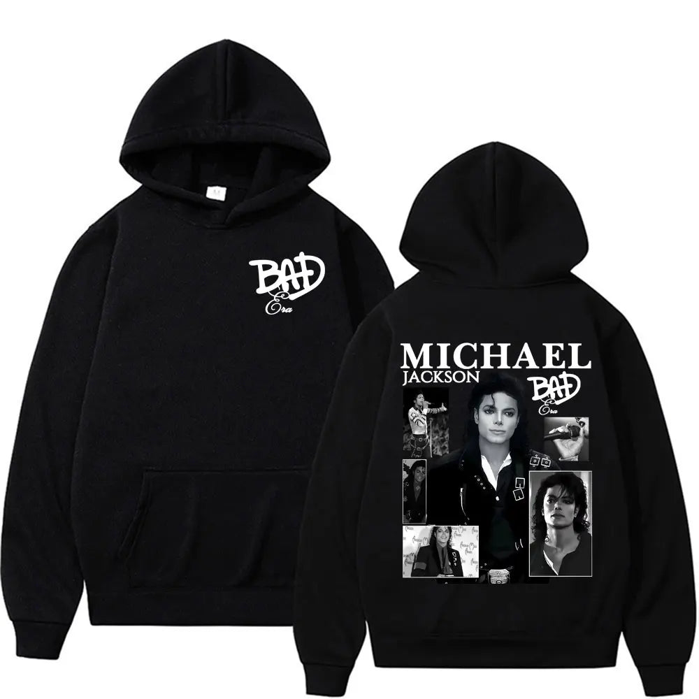 King of Pop Michael Jackson Bad Era Album Hooded Men/Women Sweatshirt