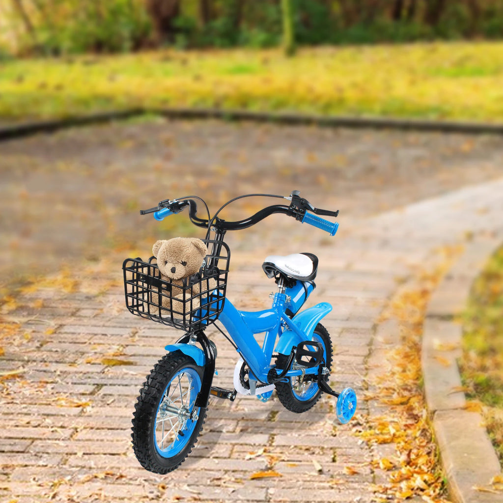 Blue/yellow/red Kids Bike 12 Inch Bicycle for Kids Young Girls Kids Bike Suitable 2-4 Years Old