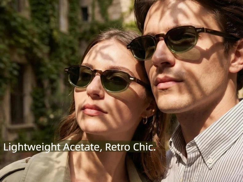 LumoGaze Retro UV400 Fashion Handmade Women's Sunglasses