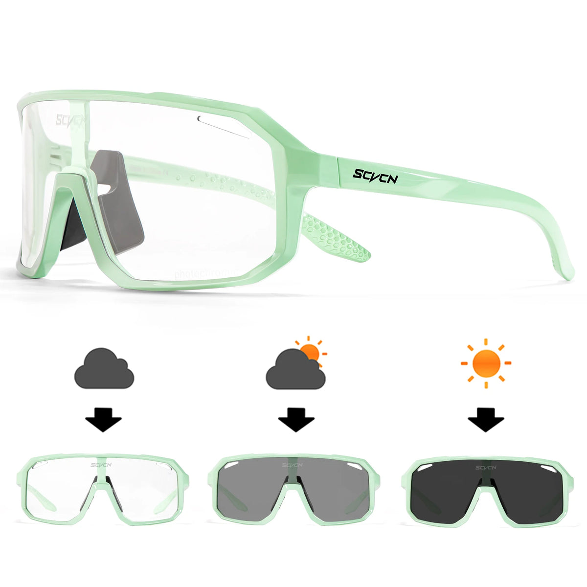 Cycling Glasses Photochromic Sunglasses Men Women Mountain Bike Road Eyewear