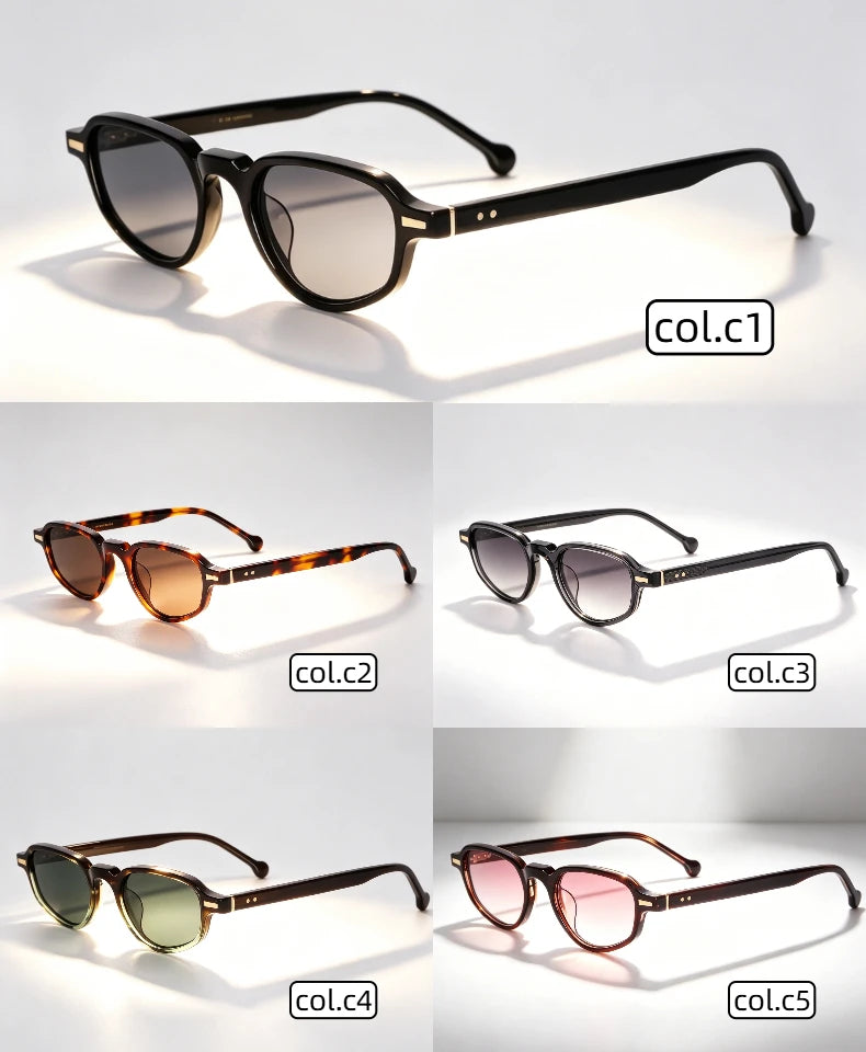 LumoGaze Retro UV400 Fashion Handmade Women's Sunglasses