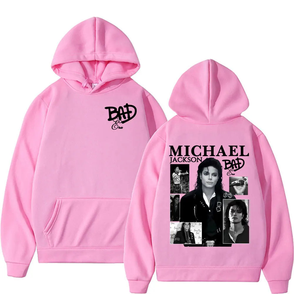 King of Pop Michael Jackson Bad Era Album Hooded Men/Women Sweatshirt
