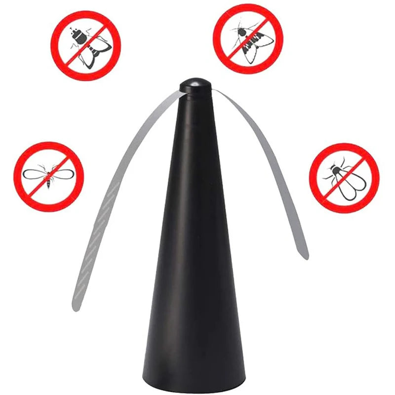 Automatic Mosquito Repellent Fan Fly Mosquito Repeller Fan Battery Powered Portable Pest Control for Home Outdoor Picnic