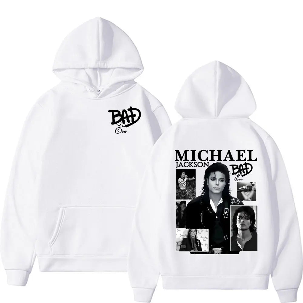 King of Pop Michael Jackson Bad Era Album Hooded Men/Women Sweatshirt