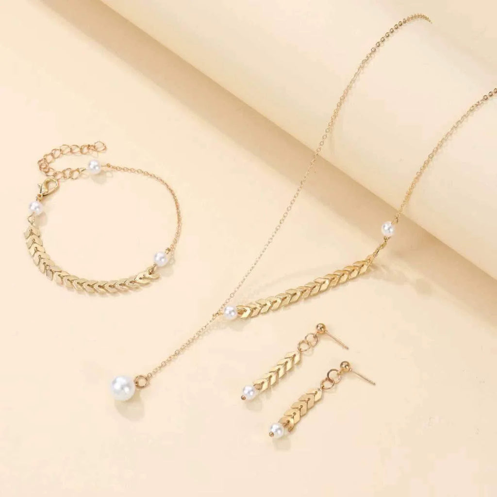 Personality Necklace/Bracelet/Earrings Jewelry Sets for Women
